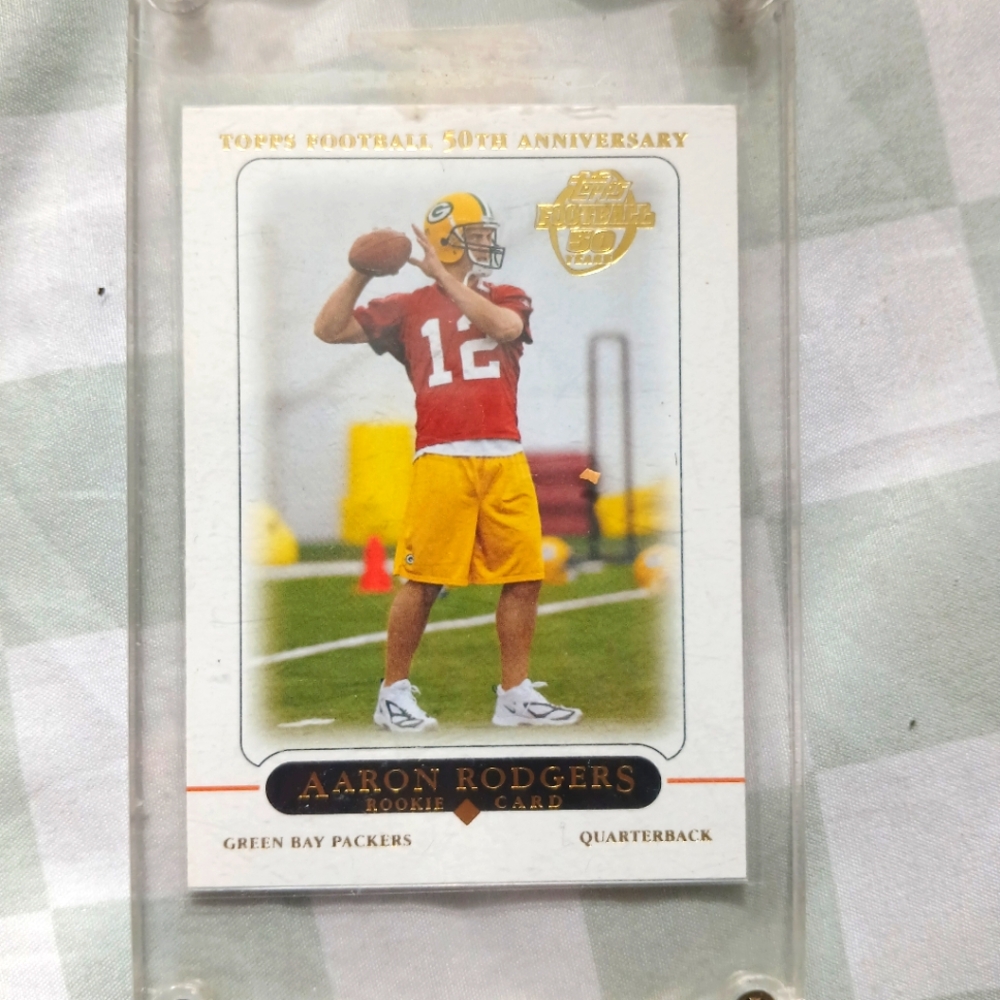 Aaron Roger's rookie card